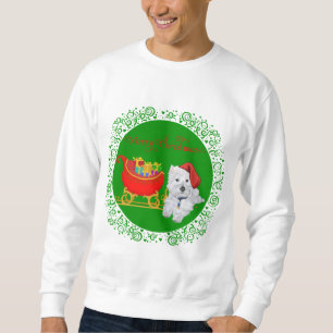 Frohe Weihnachten Westie Sweatshirt