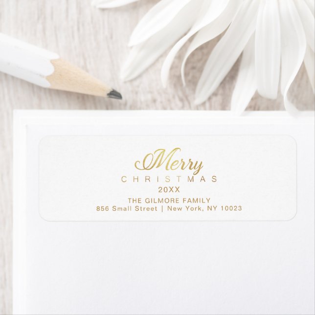 Frohe Weihnachten Whimsical Typografy Zitat (Insitu)