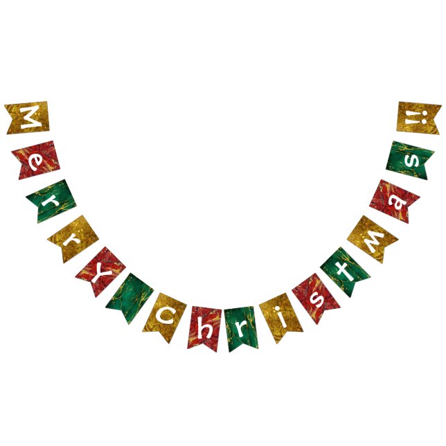 Frohe Weihnachten! Wimpelkette (Alle)