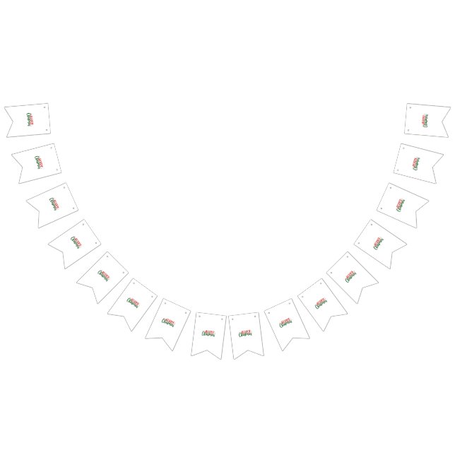 Frohe Weihnachten Wimpelkette (Alle)