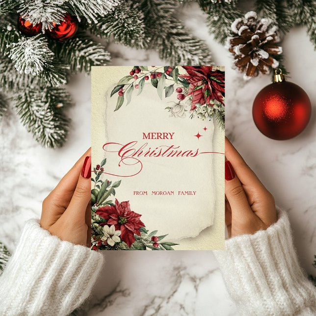 Frohe Weihnachten Winter Blume Poinsettia Urlaub (Von Creator hochgeladen)