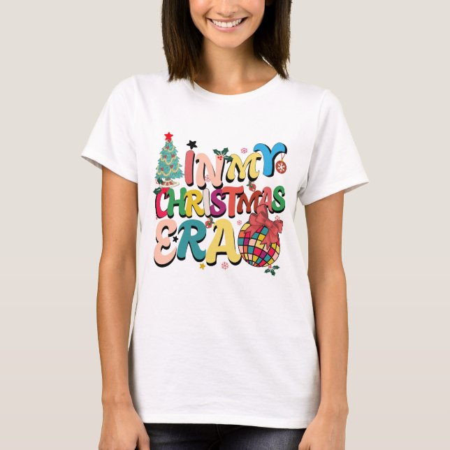 Frohe Weihnachten Winter Snowflake Weihnachten T-Shirt (Vorderseite)