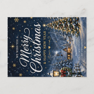 Frohe Weihnachten Winter Wonderland Grußkarte