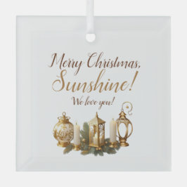 Frohe Weihnachten Wir Liebe Sie Ornament