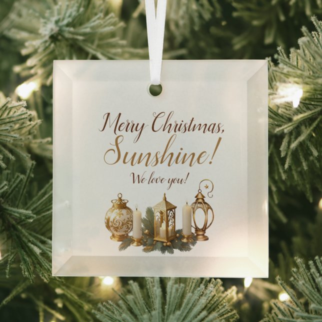 Frohe Weihnachten Wir Liebe Sie Ornament (Insitu)