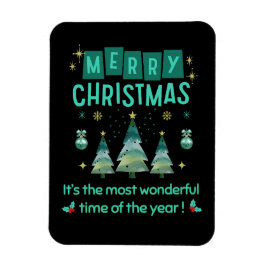 Frohe Weihnachten - Wunderbare Zeit des Jahres Magnet