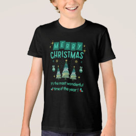 Frohe Weihnachten - Wunderbare Zeit des Jahres T-S Tri-Blend Shirt