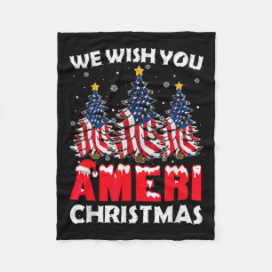 Frohe Weihnachten wünschen wir Ihnen Ameri Xmas Am Fleecedecke