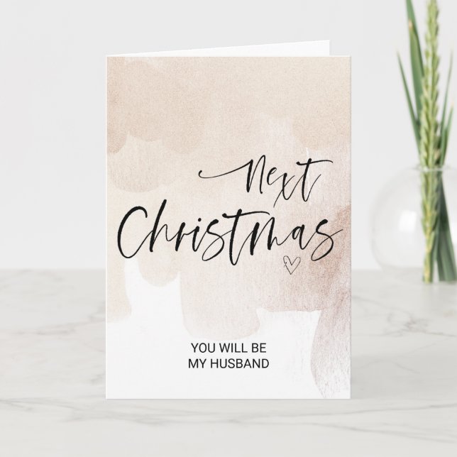 Frohe Weihnachten wünscht Geschenk für Boyfriend F Karte (Vorderseite)