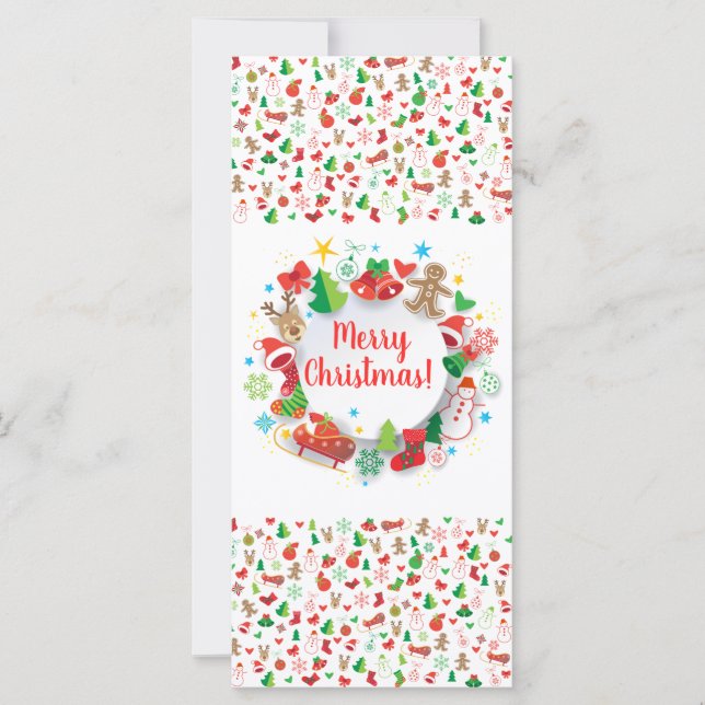 Frohe Weihnachten! XMAS Frohes Neujahrsdekor (Vorderseite)