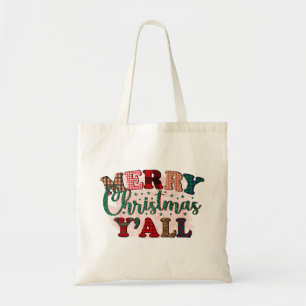 Frohe Weihnachten Y"all tote bag Tragetasche