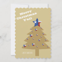 Frohe Weihnachten Y'all Card