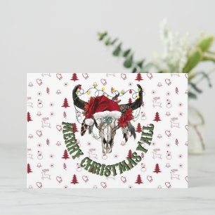 Frohe Weihnachten Y'all Einladung