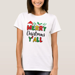 Frohe Weihnachten Y'all T-Shirt