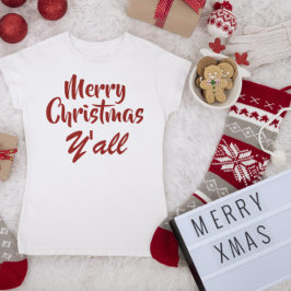 Frohe Weihnachten Y'all T-Shirt