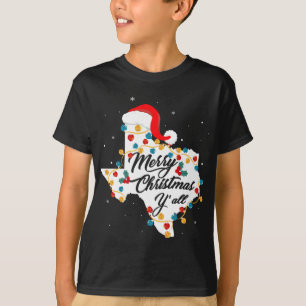 Frohe Weihnachten YAll Texas Staat Texan Holiday T-Shirt