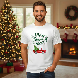 Frohe Weihnachten Y'all Vintag Truck Weihnachten T-Shirt