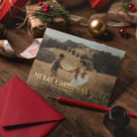 Frohe Weihnachten Y'All | Weihnachts-Foto Folien Feiertagskarte<br><div class="desc">Diese elegante Urlaubskarte ist perfekt für jeden, der auf Ihrer Mailingliste steht. Eine schicke und trendige Urlaubskarte mit goldener Schrift "Frohe Weihnachten - alles", die Ihr volles Foto überragt. Fügen Sie diesem Design Ihre benutzerdefinierte Formulierung hinzu, indem Sie die Felder "Diese Designvorlage bearbeiten" auf der rechten Seite des Elements verwenden,...</div>