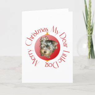 Frohe Weihnachten Yorkshire Terrier