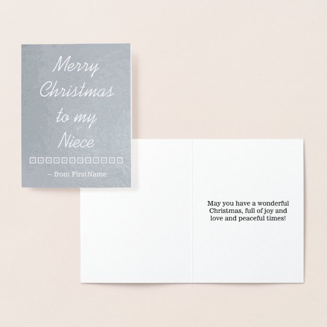"Frohe Weihnachten zu meinem Nichte" Karte (Anzeige)