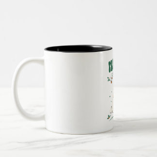 Frohe Weihnachten Zweifarbige Tasse