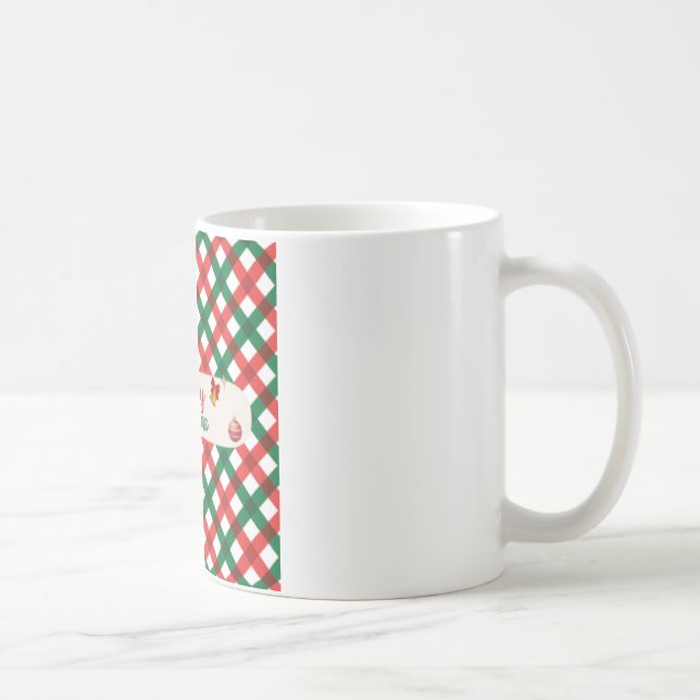 Frohe Weihnachtentasse Kaffeetasse (Rechts)