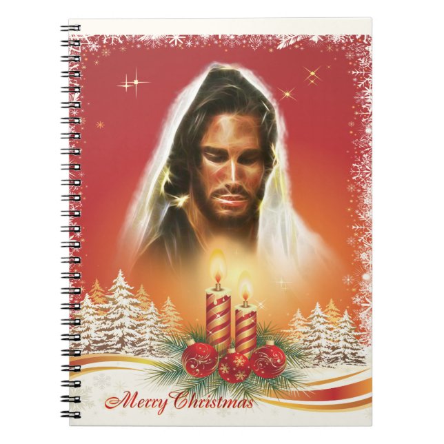 Frohe Weihnachts 16-Notebook Notizblock (Vorderseite)