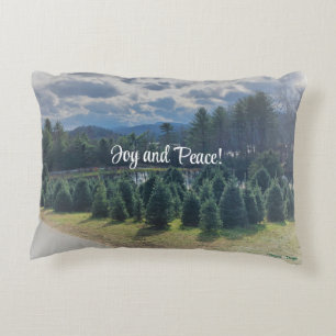 Frohe Weihnachts Akzent Pillow 16" x 12" Dekokissen