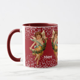Frohe Weihnachts Angel Winter Snowflake Kinder Par Tasse
