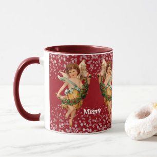 Frohe Weihnachts Angel Winter Snowflake Kinder Par Tasse