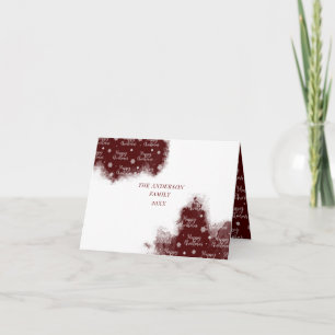 Frohe Weihnachts Aquarell Waschspritze Foto-Karte Einladung