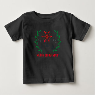 Frohe Weihnachts-Baby-T - Shirt