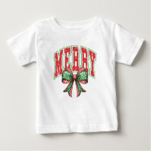 Frohe Weihnachts-Baby-T - Shirt