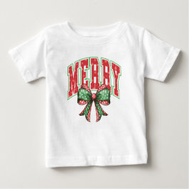 Frohe Weihnachts-Baby-T - Shirt