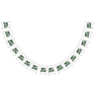 Frohe Weihnachts-Banner Wimpelkette