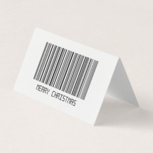 Frohe Weihnachts-Barcode