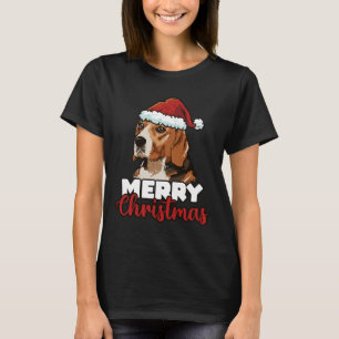 Frohe Weihnachts-Beagle Hund T-Shirt