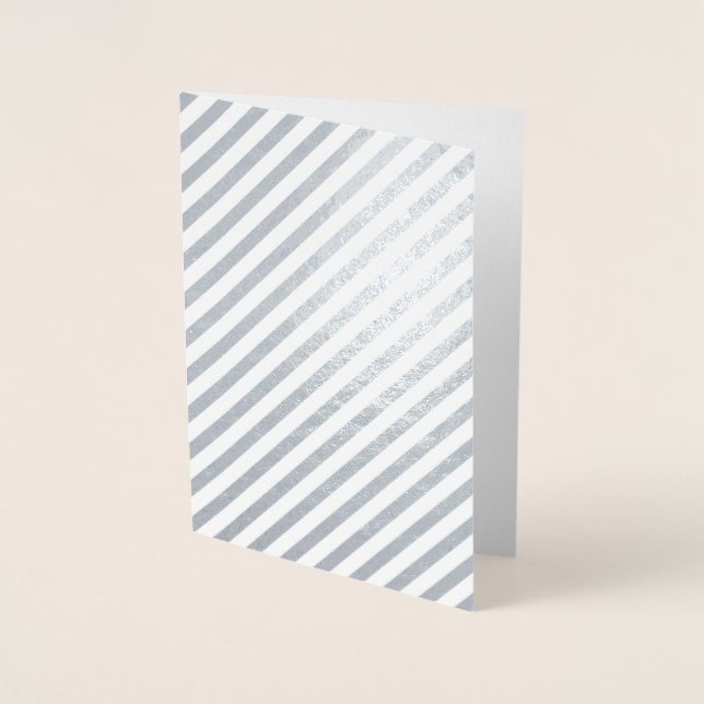 Frohe Weihnachts-Blank-Grußkarte Folienkarte (Vorderseite)