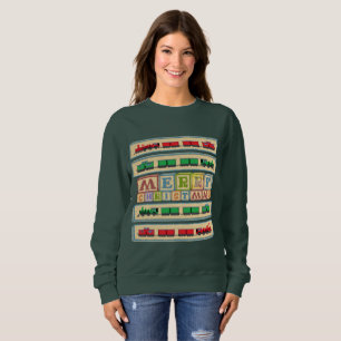 Frohe Weihnachts Block Party Sweater Sweatshirt