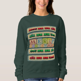 Frohe Weihnachts Block Party Sweater Sweatshirt