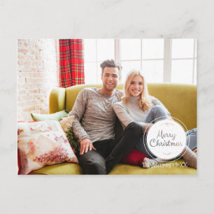 Frohe Weihnachts-Briefmarke Urlaub Foto Postkarte