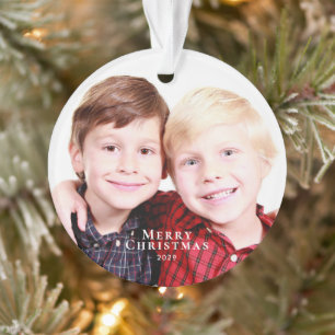 Frohe Weihnachts Brüder Foto Red Green Ornament