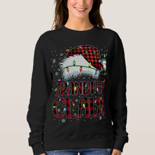 Frohe Weihnachts Buffalo Kariert Red Weihnachtsman Sweatshirt