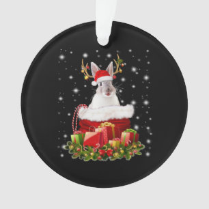 Frohe Weihnachts-Bunny-Geschenk für Bunny Lover Ornament