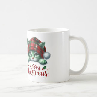 Frohe Weihnachts Cat Tasse