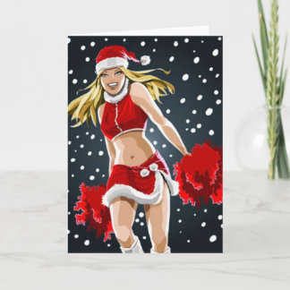 Frohe Weihnachts-Cheer-Karte Feiertagskarte