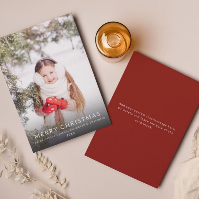 Frohe Weihnachts Chic Family Foto | Weihnachtskart Einladung (Von Creator hochgeladen)