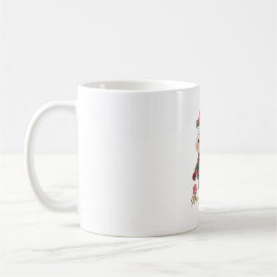 Frohe Weihnachts-Chipmunk-Design von Mo Dreams Kaffeetasse