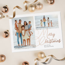 Frohe Weihnachts Classic Foil Fotos