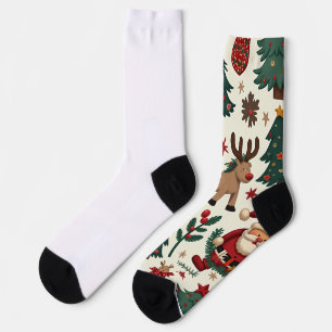 Frohe Weihnachts-Crew Socken